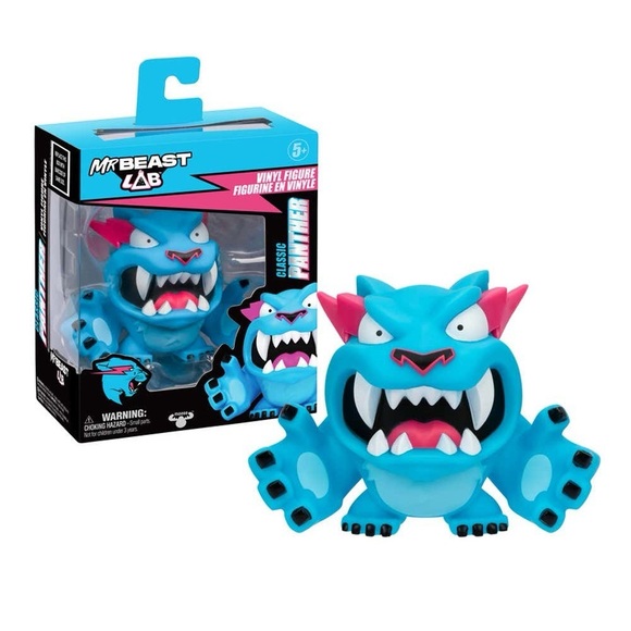 CLASSIC PANTHER VINYL FIGURE -BLUE AND PINK - Picture 3 of 5